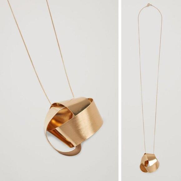 COS Jewelry - COS Abstract Pendant Necklace in Gold